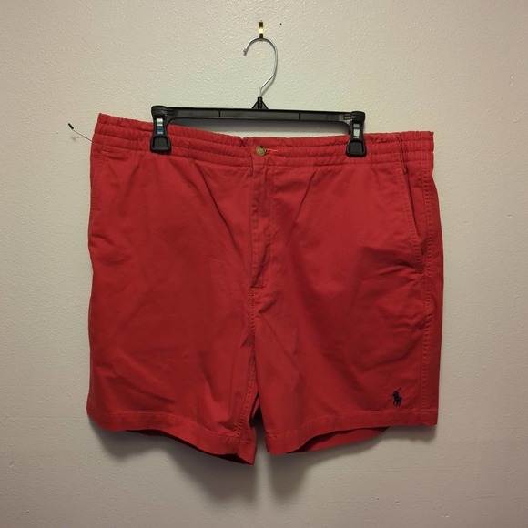 Polo Ralph Lauren Other - NWT POLO RALPH LAUREN Men's red Classic Fit Elastic Waist Prepster shorts XL